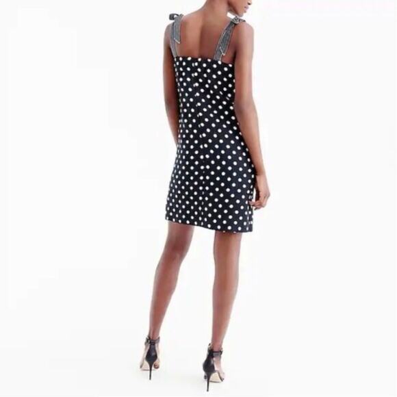 J. Crew Tie Strap Dress in Polka Dot Size 0 - Picture 3 of 15